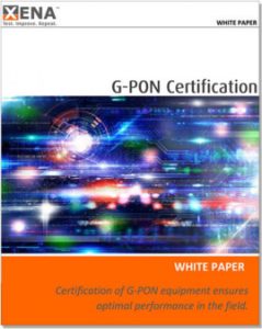 G-PON Certification white paper cover