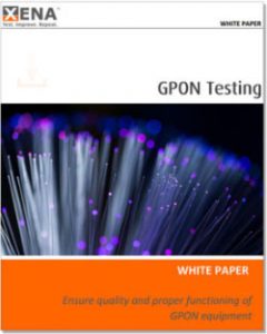 GPON Testing white paper cover