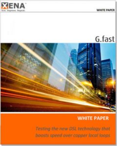 G.fast white paper cover