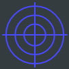 Bullseye circle pattern