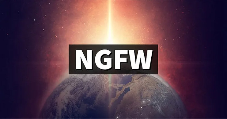 NGFW banner over the earth
