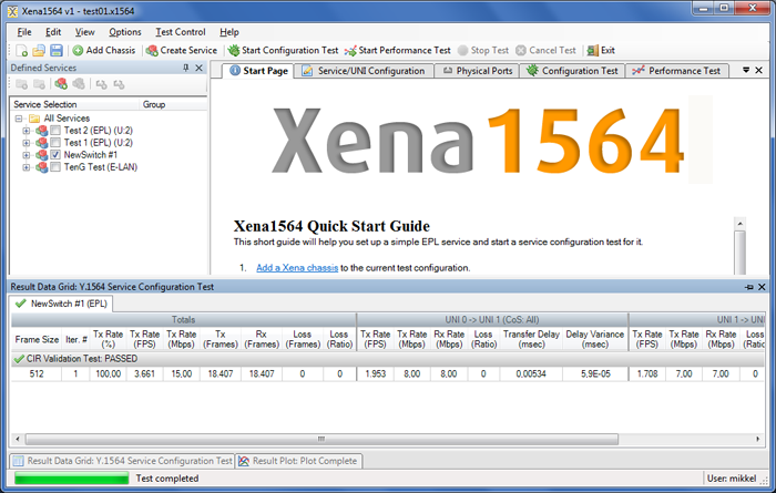 Xena1564 start page