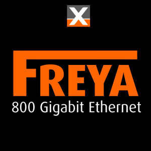 Xena Networks Freya 800G Ethernet logo