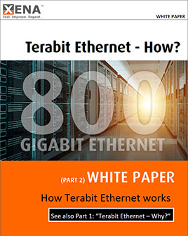 800 Gigabit Ethernet text over server room background