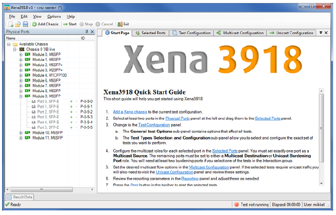 Xena3918 start page